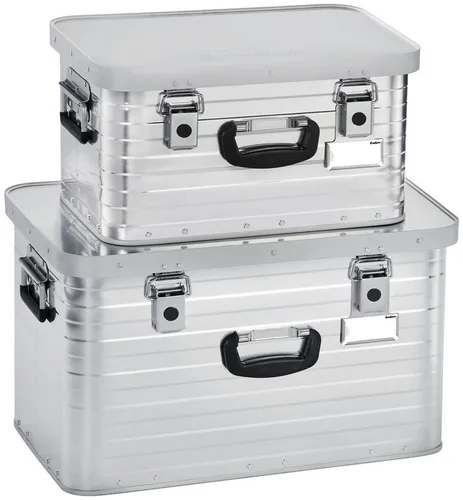 Enders® Alubox TORONTO 29 L + 63 L - Extra stabile Aluminiumbox - Werkzeugkästen - 1 mm Wandstärke, spritzwasser- und staubdicht, ideal für Transport und Lagerung.