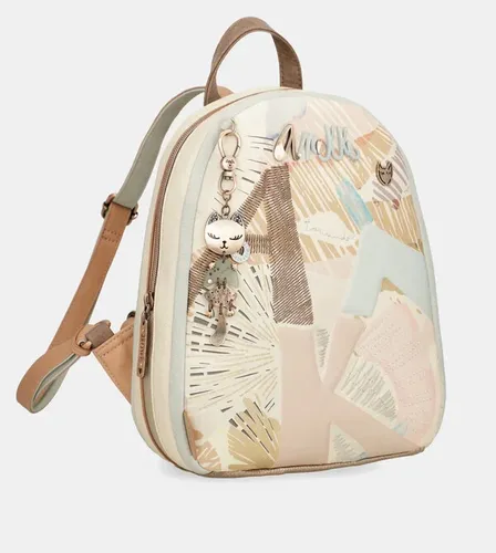 Anekke Hollywood Passion Backpack - Multicolor Rucksack - Stylischer Rucksack für den Alltag mit geräumigem Hauptfach und praktischen Fächern. Die stufenlos verstellbaren Schultergurte sorgen für hohen Tragekomfort.