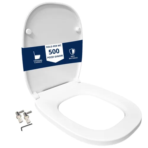 Toilettensitz 500 Pozzi Ginori Thermohärtend Weiß Wie Original