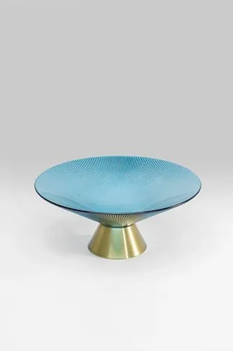 Kare Design Schale Birdie, Blau/Gold in gold von KARE