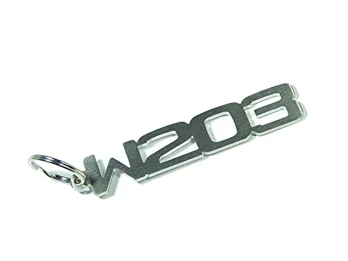 DisagrEE Schlüsselanhänger W203 - Hochwertiger Edelstahl gebürstet