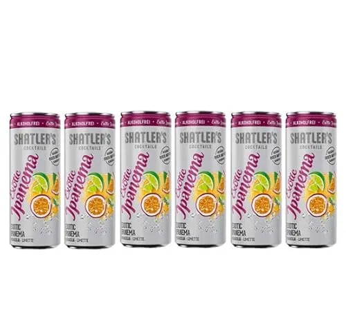 Mixcompany Cocktail 6er Set Shatlers Exotic Ipanema 6x 0,25L Alkoholfrei