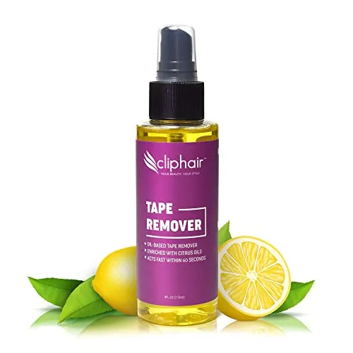 cliphair YOUR BEAUTY, YOUR STYLE Cliphair-Klebeband Entferner für Haarverlängerungen, einfach zu verwendender Tape-Entferner für Haarverlängerungen, Klebeband-Entferner, 4 FL oz (118 ml, 1 Stück)