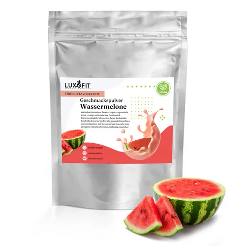 Wassermelonen Geschmackspulver Fruit Flavour Pulver kalorienarm 300 g