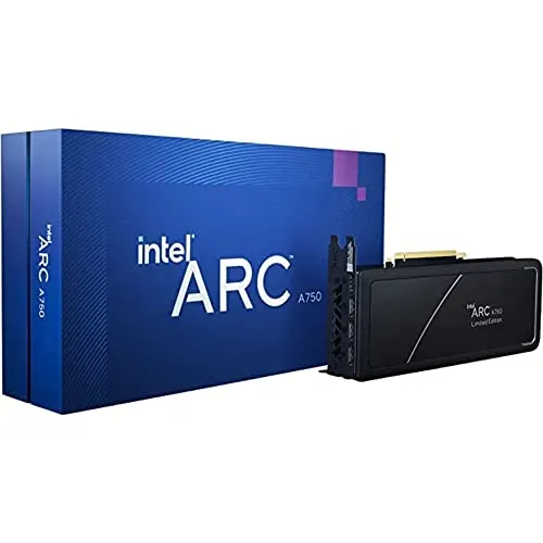Intel® Arc™ A750 8GB Grafikkarte - Höchste Leistung für Gamer - Grafikkarten mit 8GB VRAM und PCI Express 4.0 für beeindruckende Gaming-Performance und flüssige Grafiken.