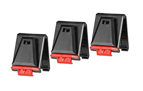 Diggers Tools - 3er Set Quick Klik Adapter [ Ersatz Clips zum Sparpreis ] - Flexibel Kombinierbare Werkzeugtasche Gürtel - Hochwertige Gürteltasche Werkzeug für Elektriker, Dachdecker & Zimmerer