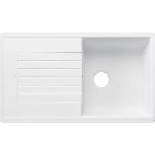 BLANCO ZIA 5 S | Granitspüle aus SILGRANIT softweiß in weiß von BLANCO