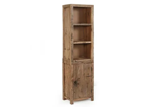 baario Badschrank DRVO – Massivholz Altholz im Landhaus Design - Rustikaler Badschrank aus 100 % recyceltem Altholz mit einzigartigem Charakter. Perfekt für stilvolle Akzente und individuelle Raumgestaltung im Badezimmer oder anderen Wohnbereichen.