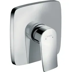 hansgrohe Metris Brause Armatur 31456000 - Unterputz Brause Armatur in Chrom, mit einstellbarer Temperaturbegrenzung und Schalldämpfer für ein komfortables Duscherlebnis.