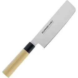 Global Bunmei Usuba Deba 18 cm 1806-180 - Hochwertiges Usuba Gemüsemesser mit 18 cm Klinge, ideal für präzises Schneiden und Schälen von Gemüse. Perfekt für Rechts- und Linkshänder, sorgt für ein professionelles Kocherlebnis.
