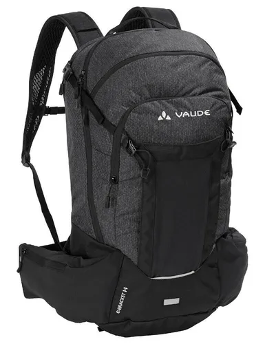 VAUDE Ebracket 14 Rucksack - Hochfunktioneller Wanderrucksack für E-Biker mit separatem Fach für zweiten Akku und Ladegerät, optimaler Tragekomfort dank raffinierter Fachaufteilung und umweltfreundlicher Eco-Finish-Beschichtung.