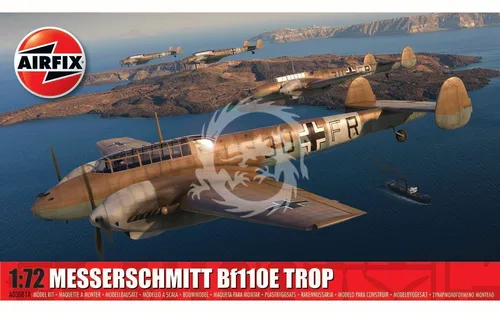 Messerschmitt Bf110E/E-2 TROP Airfix A03081A Spur 1/72
