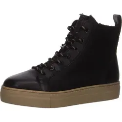 Tamaris Damen Stiefel Leder schwarz 39 - Wanderschuhe mit herausnehmbarem Fußbett für individuellen Tragekomfort und urbanem Chic. Robuste Sohle und weiches Kunstfellfutter bieten sicheren Halt und Wärme für entspannte Herbst- und Winterspaziergänge.