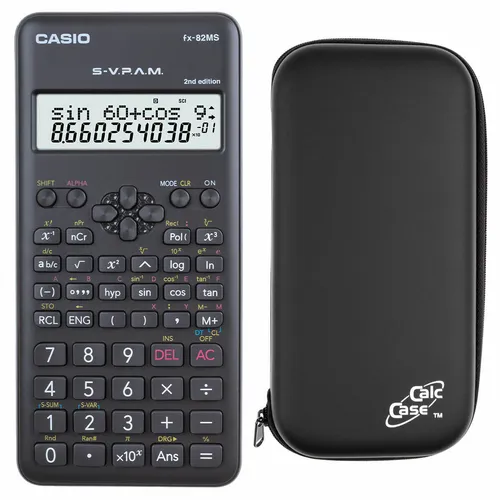 Casio FX-82 MS 2nd und CalcCase Tiny Schutztasche im Aktions-Bundle