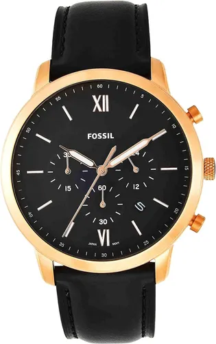 Fossil Neutra Herren Quarz Chronograph FS5381 - Armbanduhr für Herren mit chronographischen Funktionen, stilvolles Design aus Edelstahl und 50 m wasserdicht – ideal für jeden Anlass.