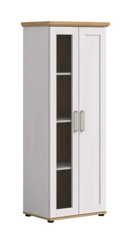 Newroom Vitrine Tinero Vitrine Sibiu Lärche Modern Standvitrine Vitrinenschrank Wohnzimme...