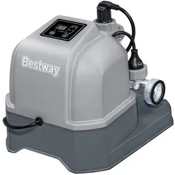 Bestway Salzwasser Chlorinator Hydrogenic, 12g/h für hygienisches Poolwasser - Poolzubehör für sauberes Wasser ohne extra Chlor. Der innovative Chlorinator wandelt Salz in Chlor um und sorgt für eine schonende Wasserpflege.