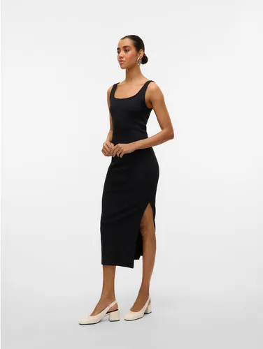 Vero Moda Maxikleid VMCHLOE SL 7/8 DRESS JRS GA NOOS - Jerseykleid in Größe XL (42) aus 95% Baumwolle, elastisch und pflegeleicht. Ideal für modische Looks mit slim fit Passform und knöchellanger Länge.