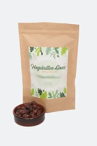 IGART Hagebutten Ganz 5000g - 100% natürliche Hagebutte - Tees mit Immunstärkung und verjüngender Wirkung, reich an Vitamin C und Antioxidantien für gesunde Hautpflege und vielseitige Verwendung in der Küche.