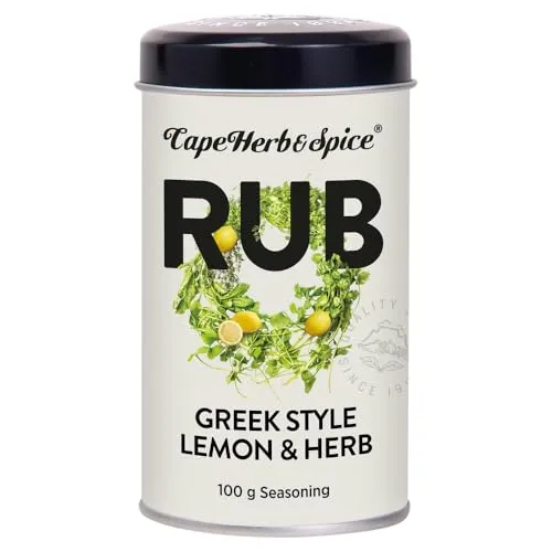 Cape Herb & Spice - Rub Greek Lemon & Oregano 100g