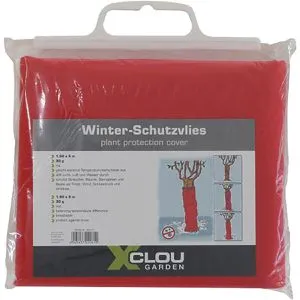 X-Clou Wintervlies 360107, rot, 1,5 x 5 m, 30 g/m²