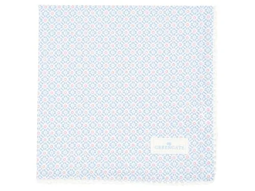 Greengate Stoffserviette Suzette Stoffserviette pale blue 40x40cm