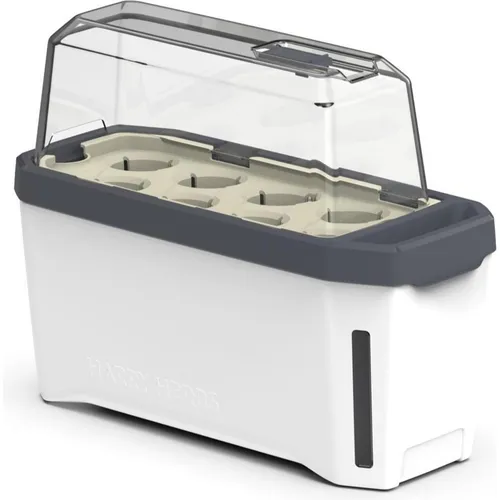 Gusta Garden Harry Herbs Tischübertopf Weiß - Freistehender Tischübertopf für drinnen und draußen, ideal für Kräuter und Pflanzen. Stilvolles Design in Weiß, perfekt für Garten und Balkon.