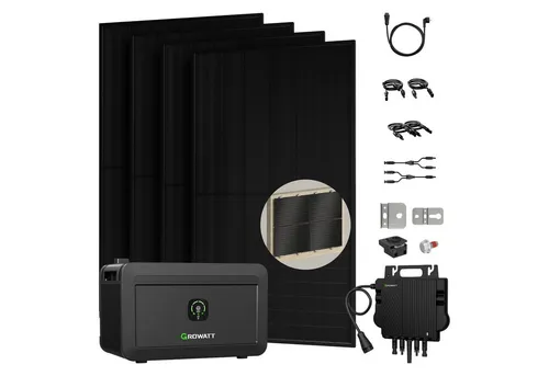 Growatt Balkonkraftwerk 2000W Komplettset mit NOAH 2000 und 800W Mikro-Wechselrichter
