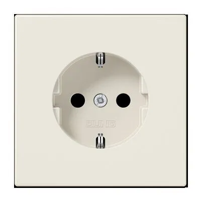 Jung LS1520KI Schutzkontakt-Steckdose, 16 A 250 V ~, SAFETY+, Duroplast, Serie LS, weiß