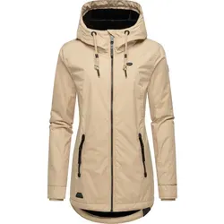 RAGWEAR Zuzka Winterjacke für Damen, 6XL, helltaupe - Funktionsjacke mit wasser- und winddichtem Obermaterial, kuscheligem Teddyfleece Innenfutter und modischer Taillierung - der perfekte Begleiter für kalte Tage!