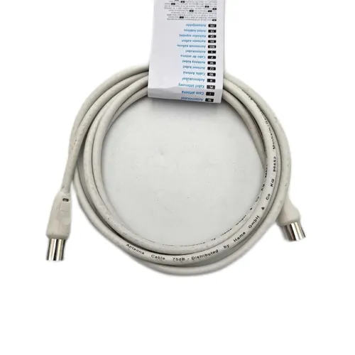 Hama Antennen-Kabel 1,5 m Koax-Stecker - Koax-Kupplung 75 dB - Hochwertiges Antennen-Kabel mit Koax-Stecker und Koax-Kupplung, 1,5 m lang und 75 dB für eine zuverlässige Signalübertragung in der Audio- & Videokabel-Kategorie.