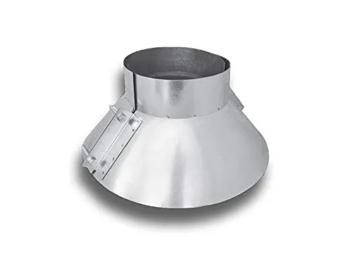 Regenkragen Dachdurchführung für Lüftungsrohre Ø 80 - Abzüge, Gitter & Belüftungen - Wetterfester Regenkragen für optimale Dachdurchführung von Lüftungsrohren, schützt vor Regen und Schnee.