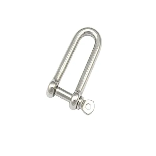 Schäkel lang Edelstahl A4 5mm gerade extra lang 2