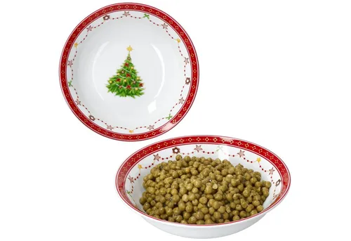 MamboCat Servierschale 2x Weihnachtstraum Servierschale Ø23cm 1L Schüssel Weihnachten, Porzellan