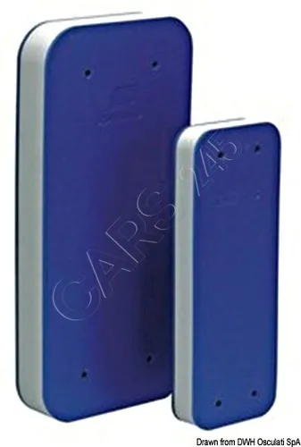 OSCULATI Flacher Fender aus EVA blau + PE 650 mm