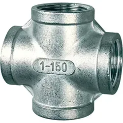 Riegler Kreuzverteiler, 4 x innen, Rp 1/4, Edelstahl 1.4408