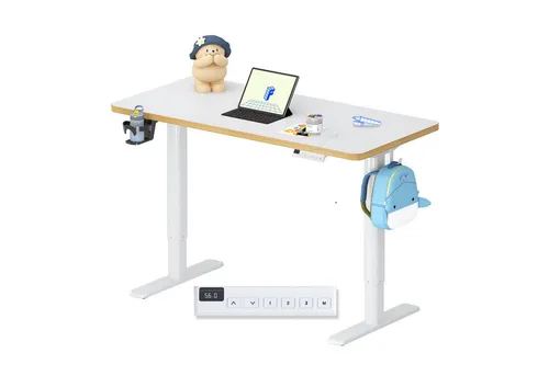 FLEXISPOT Höhenverstellbarer Kinderschreibtisch 120 x 60 CM in weiß von FlexiSpot