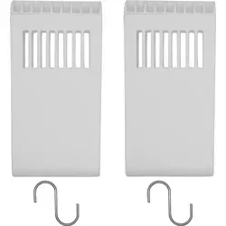 2x Luftbefeuchter Raumbefeuchter Verdunster Verdampfer Heizung Heizkörper Wasser - Weiß