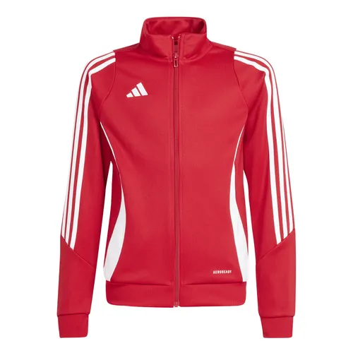 Kinder Sweatshirt Tiro 24 Training in Rot in rot von adidas