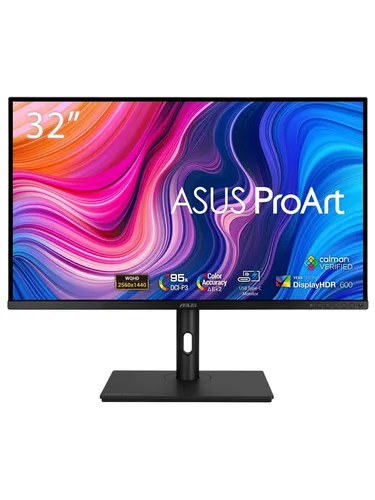 ASUS ProArt PA328CGV - 32 Zoll WQHD Monitor - Professioneller 32 Zoll Monitor mit 2560x1440 WQHD, hoher Farbtreue und Calman-Verifizierung, ideal für kreative Profis und Gamer.