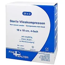 Vlieskompressen 10x10 cm steril 4fach 25X2 St
