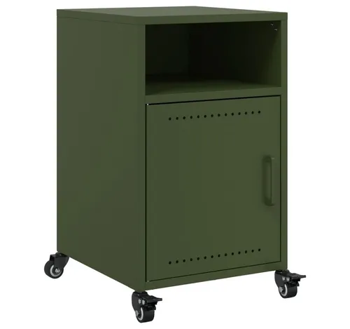 vidaXL Nachttisch Olivgrün 36x39x59 cm in grün von vidaXL