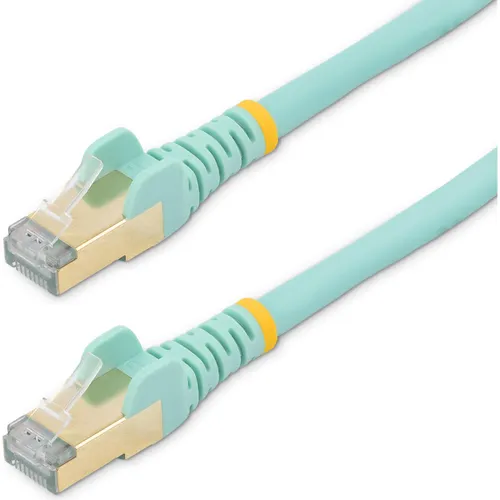 StarTech Ethernet-Kabel CAT6a 5 m in türkis von StarTech