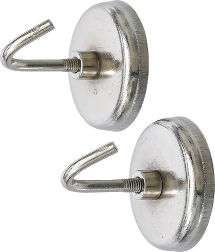 BGS-79913 Magnet-Haken rund Ø 34 mm 2-tlg. 3,5 kg