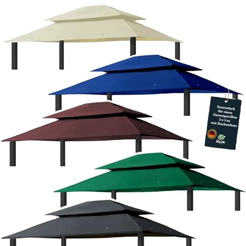 freigarten.de Ersatzdach für Pavillon 3x4 Meter