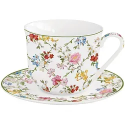 EASY LIFE Tasse Frühstück Garden Dreams 370ml - Sonstige, stilvolle Tasse mit fröhlichem Gartenmotiv, perfekt für ein gemütliches Frühstück und ideal für den täglichen Gebrauch.