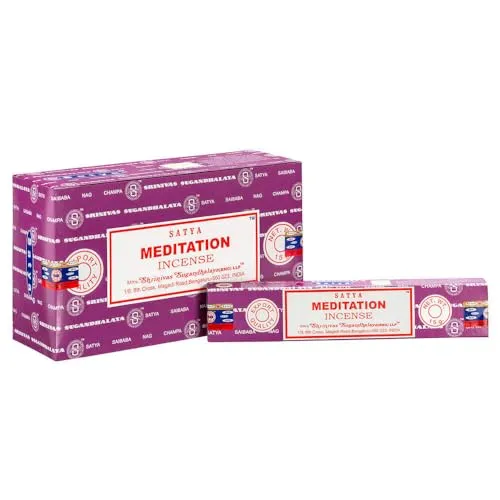 SATYA RÄUCHERSTÄBCHEN Meditation 15 STANGEN Ä 12 Packungen = 180 STANGEN.