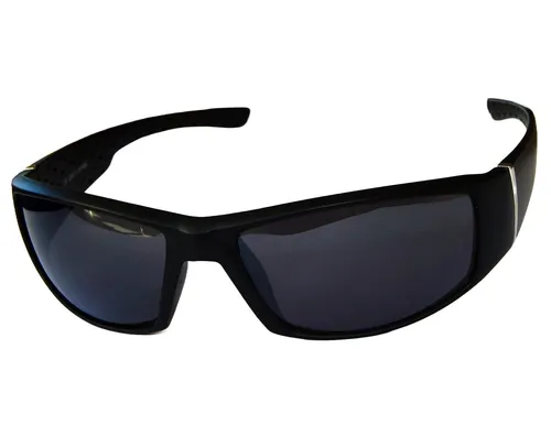 Gangster Sonnenbrille Schwarz Black Markante Brille Biker Style Polarisiert M 19