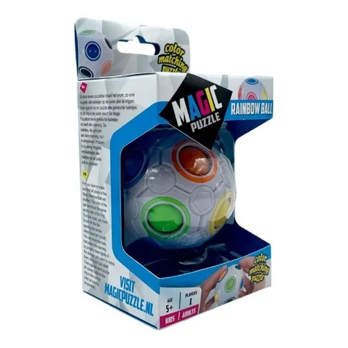 Vedes Clown Magic Rainbow Ball 0896142 - Gesellschaftsspiel mit herausforderndem Logikrätsel, fördert das strategische Denken und die Geschicklichkeit – bring alle bunten Bälle zur richtigen Farbe!
