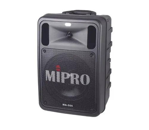 Mipro MA 505 R2 823-832 MHz inkl. Doppelempfänger - Lautsprecher & Monitore, 100 W Leistung, aktiver Fullrange Lautsprecher mit 1 Zoll Hochtöner und Doppelempfänger für erstklassigen Klang.